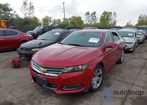 2014 Chevrolet Impala 2Lt z USA, uszkodzony, nr VIN 2G1125S34E9208455